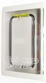 Heyday Phone Bumper Case for Apple iPhone 8, 7, 6 & SE (2nd Gen) - Black / Clear