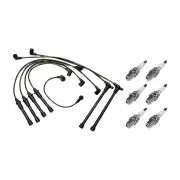 6 x NGK Spark Plugs + Bosch Ignition Leads Kit for Nissan Terrano D21 WHYD21