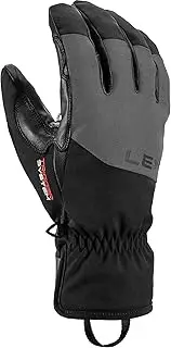 [Leki] Unisex Pegas 3D GTX Gloves, Black-Graphite, 10