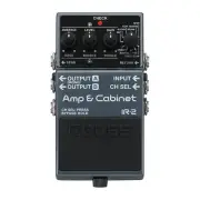 BOSS IR-2 Black Amp & Cabinet Guitar Amp Simulator Cabinet Compact Pedal NEW