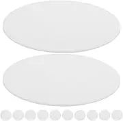 iplusmile Led Downlight Diffuser Sheets 12pcs Acrylic Lampshade Shield DIY Pendant Drum Ceiling Shade Diffuser