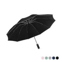 在飛比找momo購物網優惠-【極輕量】反向雨傘 黑膠防曬 反向傘 自動傘 折疊傘 大傘面