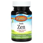 Carlson, Totally Zen with GABA, L-Theanine & B Vitamins, 30 Capsules