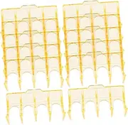 WOONEKY Hair Roller Holders 12pcs Hairdressing Perm Roller Rack Curler Holder for Salon Plastic Hairdressing Tools Storage Stand