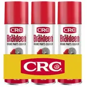 CRC 3 x 500g Brakleen Cleaner Triple Pack 1754201