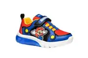 Geox Boys Ciberdron Super Mario Trainers (Royal Blue/Red) - UTFS11669