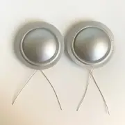 2 Replacement 1" Silver Silk Dome Tweeter Diaphragms For Speaker Repair 8Ω