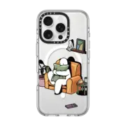 iPhone 16 Pro Clear Case MagSafe Compatible Horror movie