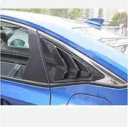 Compatible for Honda Civic Hatchback 2023 2024 Carbon Fiber Rear Window Shutter Louver Side Vent Cover Trim Sticker Accessories Car Styling
