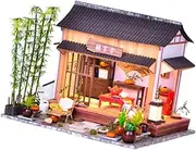 HEALSOPTHY 1 Set Garden Model Kits Style House Decoration Miniature Kit Miniature Assemble Model Adornment Handmade Model Handicraft Adornment Wood