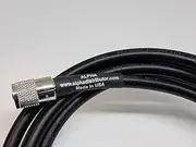 3ft RG8u Coax Cb Ham Radio Cable with AMPHENOL PL259s attached