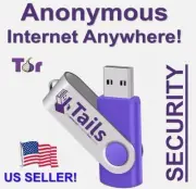 TAILS LINUX 6.15 USB DRIVE SAFE FAST SECURE LIVE BOOTABLE ANONYMOUS (FAST SHIP!)