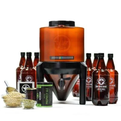 BrewDemon Beer Brewing Kits Durable PVC Plastic Fully Reusable Modern Rustic
