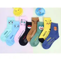 在飛比找蝦皮購物優惠-全新現貨 寶可夢襪子 寶可夢童襪 兒童襪子 台灣正版 中筒襪