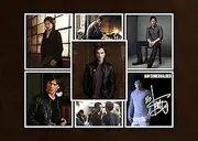 RJR PRINTS Ian Somerhalder - Vampire Diaries Signed A4 Autographed Montage Photo With Print Pre Printed Signature That Would Make A Great Gift For Any Fan.