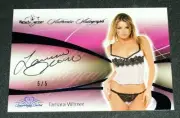 2008 Benchwarmer TAMARA WITMER Signature #30 Blue Foil Auto/5 PLAYBOY - Taken