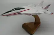 Super Tomcat 21 Grumman Airplane Desktop Kiln Wood Model Large Free Shipping