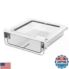 vacane Refrigerator Organizer Drawer, Clear Under Shelf Drawer,Pantry Drawer