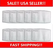 10 Pcs PM 2.5 Face Mask Carbon Filters
