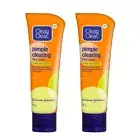 2 Pcs Clean & Clear Pimple Clearing Neem Lemon Face Wash 80 ML