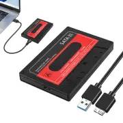 For general Hard Drive Case Tape Shape Hard Disk Enclosure 5Gbps forceful