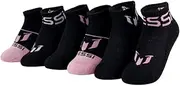 [Messi] Boys' Lifestyle Ankle Socks, 6-Pack, Soft & Stretchy, Comfortable