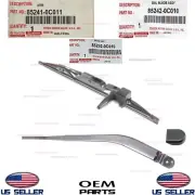 Genuine Rear Back Wiper Arm + Blade + Cover Cap set of 3pcs OEM Sequoia 2008-22