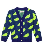 [The Animals Observatory] The Animals Observatory Racoon cardigan Y 10 blue