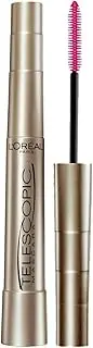 L'Oreal Paris Makeup Telescopic Original Lengthening Mascara, Blackest Black, 0.27 Fl Oz (1 Count)