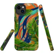 For iPhone 14 Plus Case Tough Protective Cover, Leaves