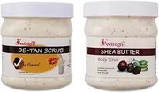 Feelhigh Shea Butter Scrub & De-tan Tan removal scrub Face & body Care