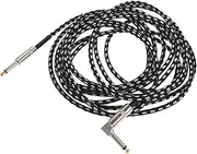 HYTROVE 6m Electric Guitar Instrument Cable Patch Cables Guitar Amp Adapter Cord Noise Reduction for Bass Keyboard Drum Speaker Microphone