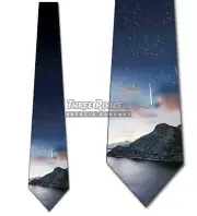 Meteor Shower Ties Mens Astronomy Space Tie Nature Neck Tie