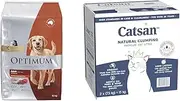 OPTIMUM AdtDog Beef & Vegetable & Rice15kg and Catsan Ultra Litter 15Kg
