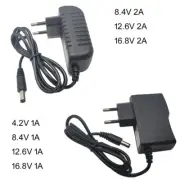 AC 100-240V DC 4.2V 8.4V 12.6V 16.8V Volt 1A 2A Adapter Power Supply charger