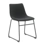[James Lane] Montana Dining Chair Boucle Black