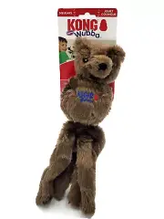 KONG Wubba Friends LARGE Bear Squeaky Toss & Play Dog Fetch Toy