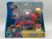 NEW Dino Ranch Jon & Blitz's Chariot Vehicle Pull and Go Children's Toy Christma
