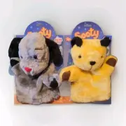 Sooty & Sweep (Squeaks) Twin pack Authentic Hand Puppets from The Sooty Show NEW