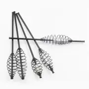 Carp Fishing Long Tube Spring Feeder Bait Cage Lure Holder Bream Basket