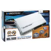 SOUNDSTREAM MR5.2000D 5-CH COMPONENT SPEAKERS SUBWOOFER MARINE BOAT AMPLIFIER