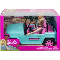 在飛比找蝦皮商城優惠-MATTEL美泰兒 Barbie芭比娃娃 - 與肯尼旅行車