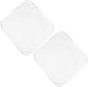 ULDIGI 2pcs Bath Towel Swaddle Blankets for Newborns Towels Warmer Washcloths Dry Hooded Wipes Babies Bassinet Sponge Swaddles White Cotton