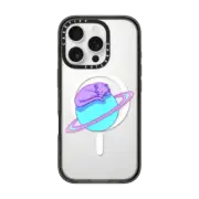 iPhone 16 Pro Impact Case MagSafe Compatible Space Cat