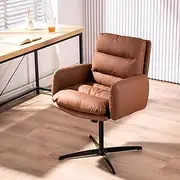 Ergonomic design, adjustable swivel fabric armchair for comfortable work at home