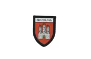 Patch printed embroidery travel souvenir shield city flag slovakia bratislava