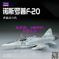 在飛比找露天拍賣優惠-3G模型 長谷川拼裝飛機 H00233 F-20 虎鯊戰鬥機