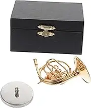 Exquisite Craftsmanship Mini Trumpet Model Horn Instrument Adorn for Home Shop Decor