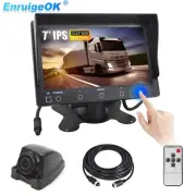 AHD Reversing Side View Waterproof Camera+7" Touchscreen Car Rear View Monitor