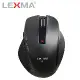 【LEXMA 雷馬】2.4GHZ 無線藍光滑鼠 M830R 黑色